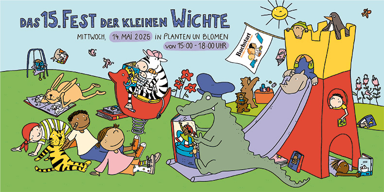 Hamburg liest die Elbe 2025 Illustration von Dunja Schnabel