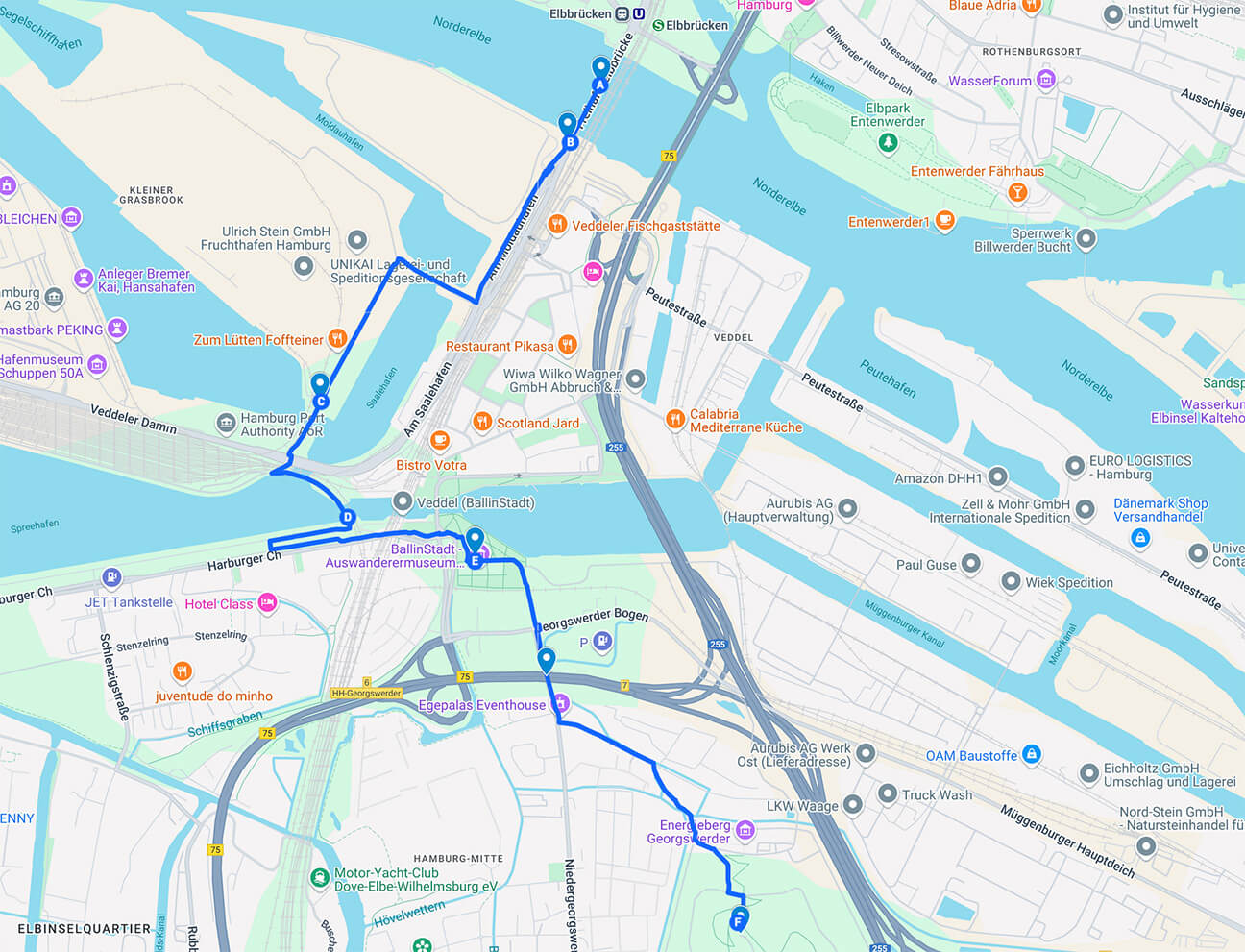 Hamburg liest die Elbe 2025 Rundgang »Kein Grund genug«